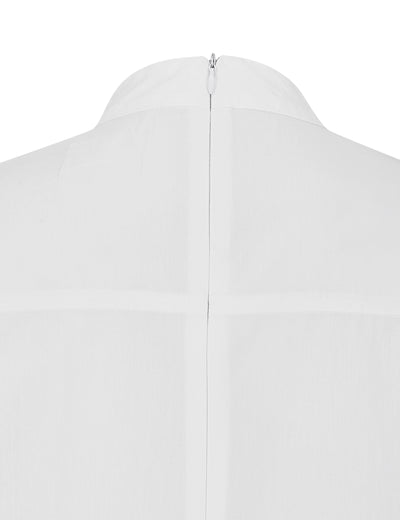 esmé studios ESAva Oversize Long Blouse Shirts & Blouse 002 White