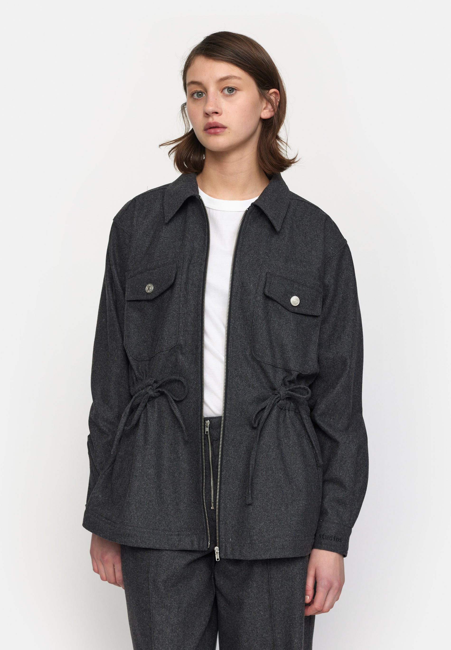 ESBez Wool Jacket GRS - Gray Melange – esmestudios.com