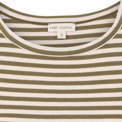 esmé studios ESBlossom Stripe 2/4 T-shirt GOTS T-shirt and Tops 241 Cloud Pink
