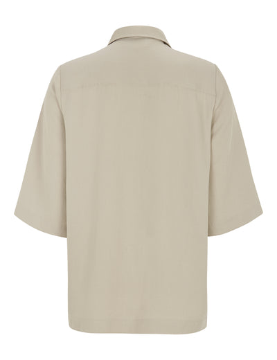 esmé studios ESVilma 3/4 Sleeve Blouse Shirts & Blouse 240 Pure Cashmere