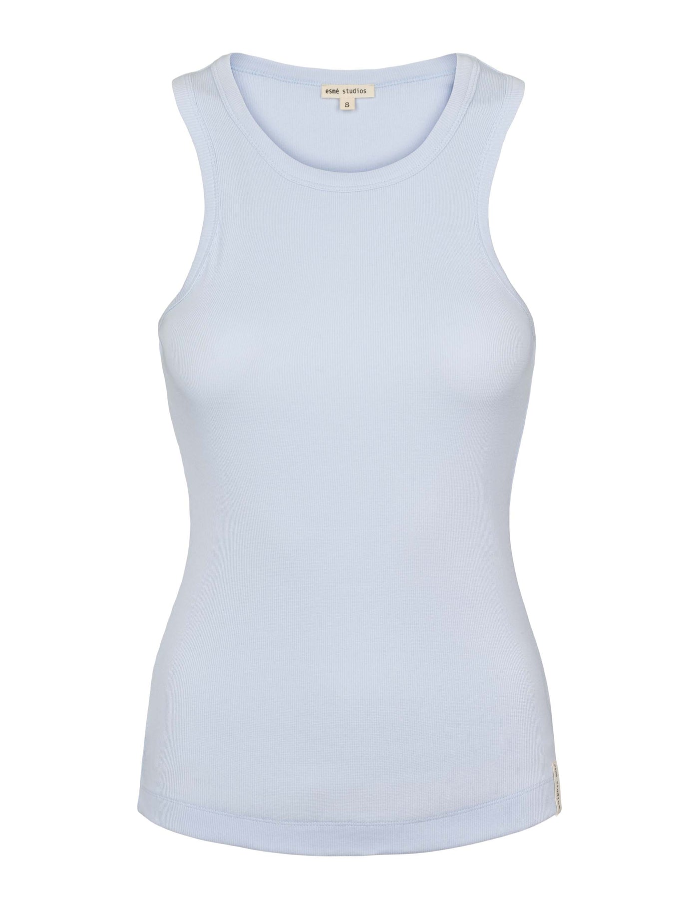 esmé studios Blossom Tank Top GOTS T-shirt and Tops 275 Halogen Blue