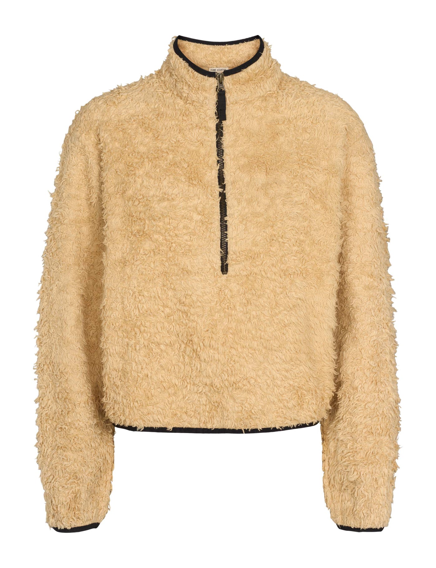esmé studios ESAlex Half-Zip Fleece Jacket GOTS Jacket 287 Warm Sand