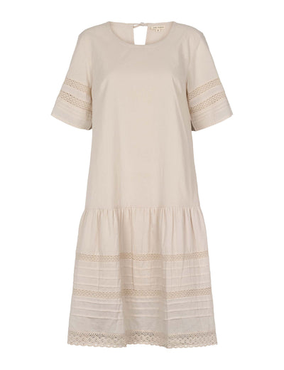 esmé studios ESAmina Dress GOTS Dresses and Jumpsuits 277 Oatmeal