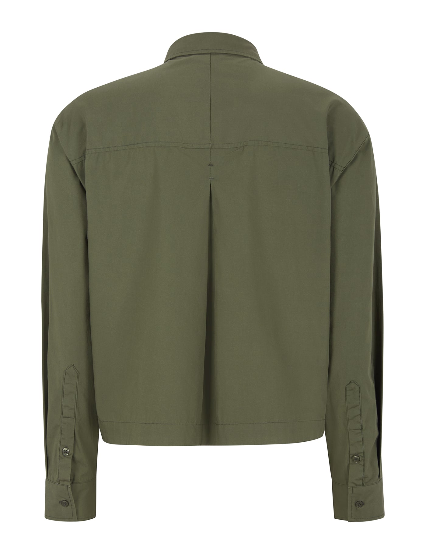 esmé studios ESAmira Cropped Shirt Shirts & Blouse 297 Winter Moss