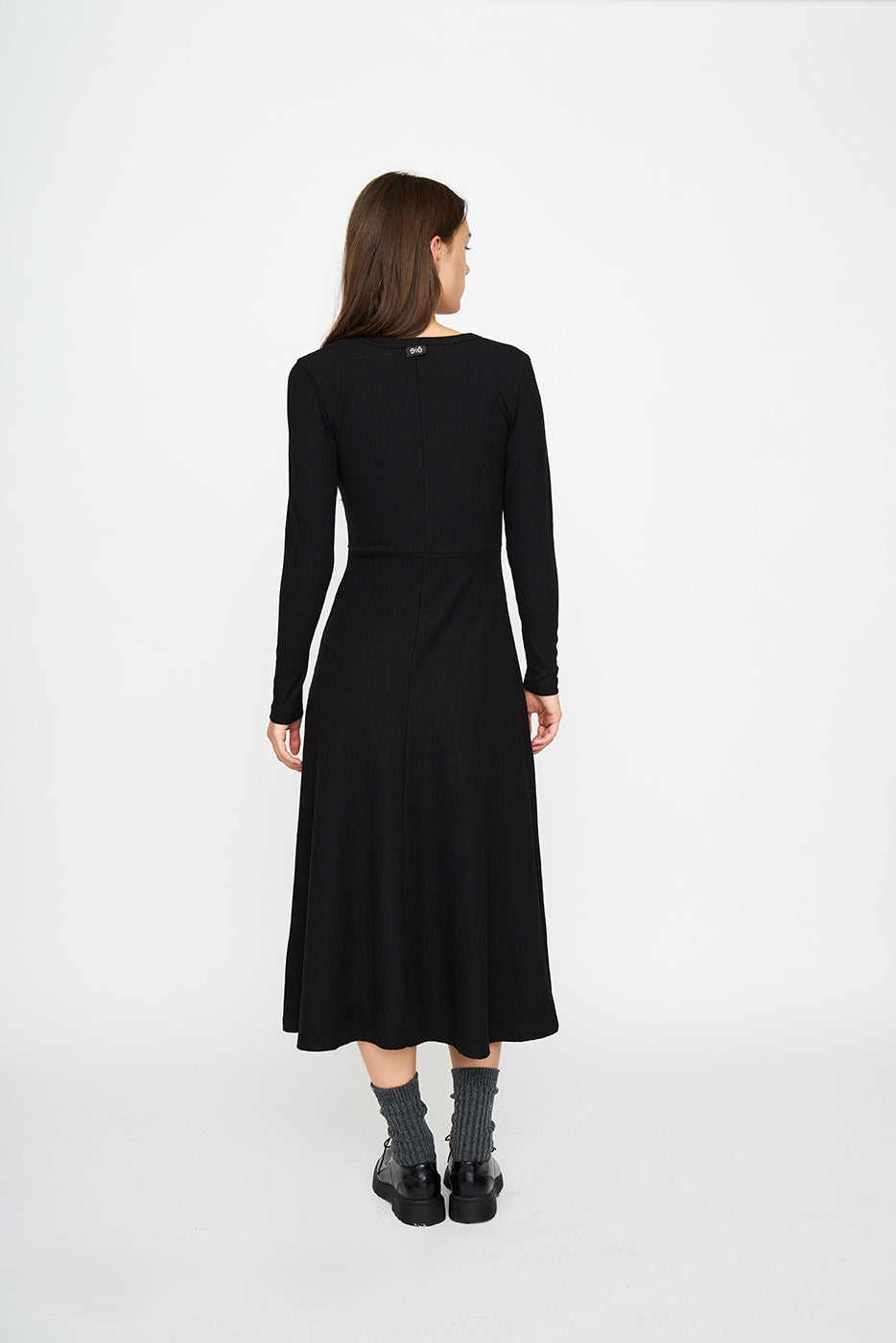 ESAriel Dress GOTS - Black – esmestudios.com