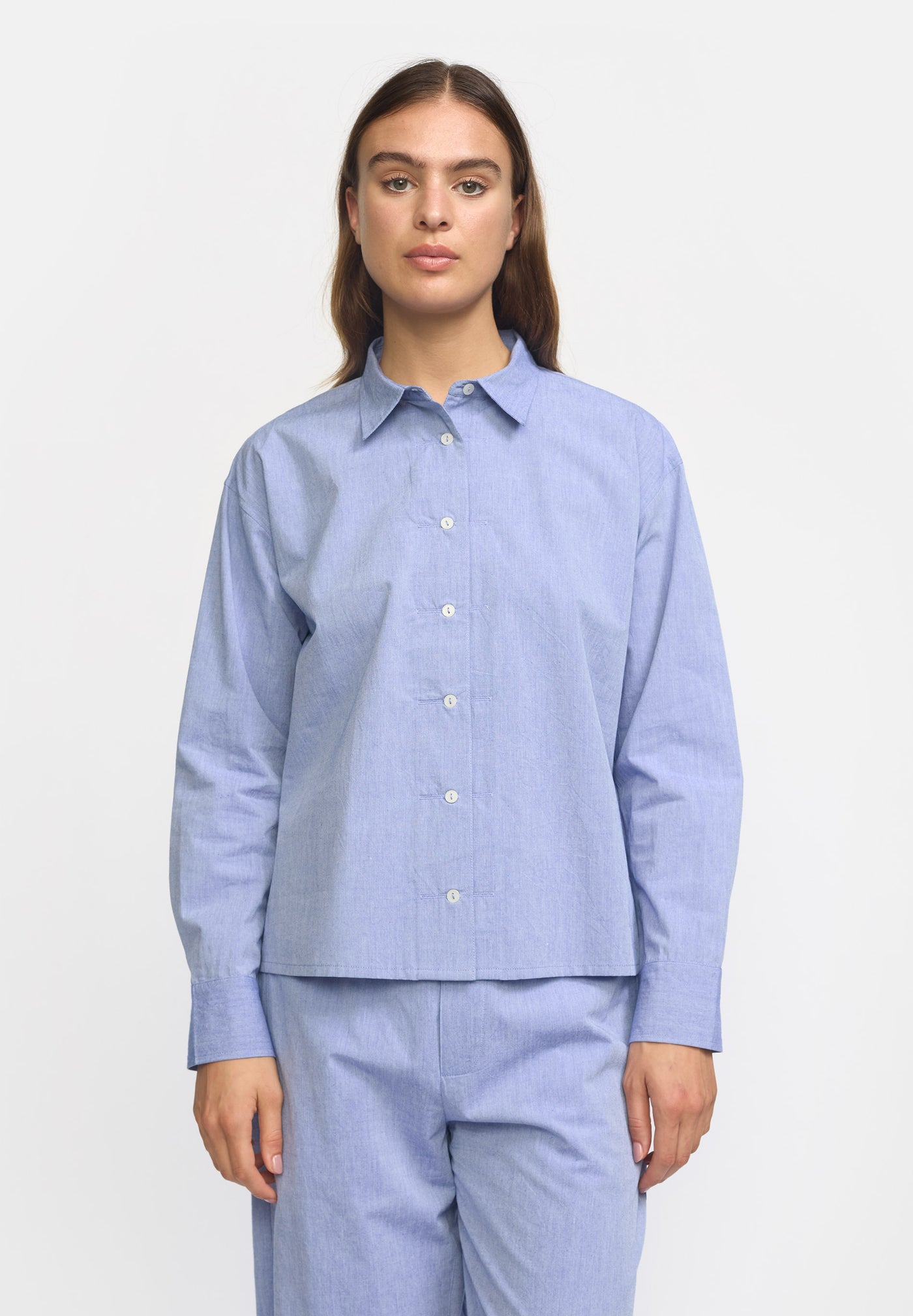 esmé studios ESAtlas Shirt GOTS Shirts & Blouse 271 Blue Washed