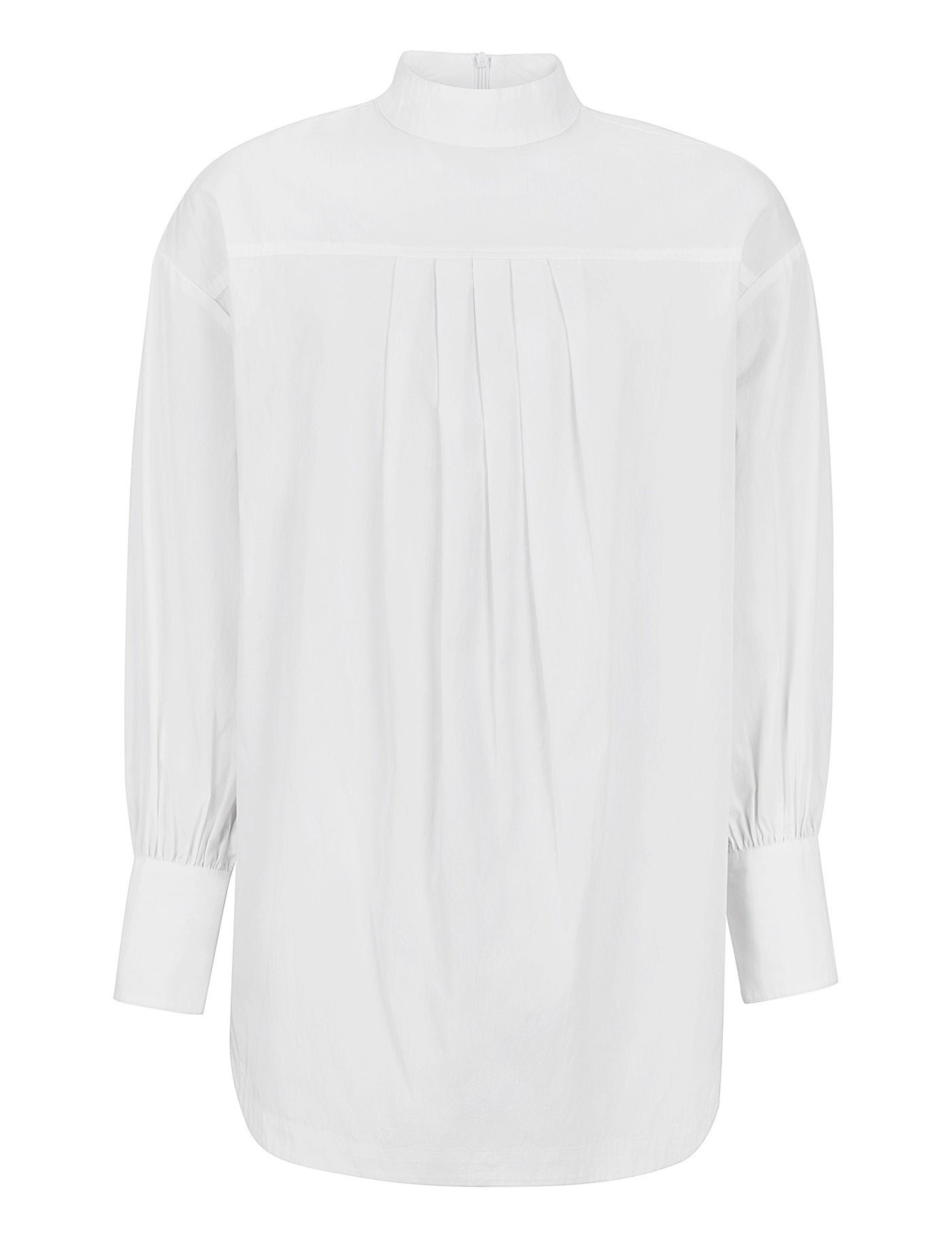 esmé studios ESAva Oversize Long Blouse Shirts & Blouse 002 White