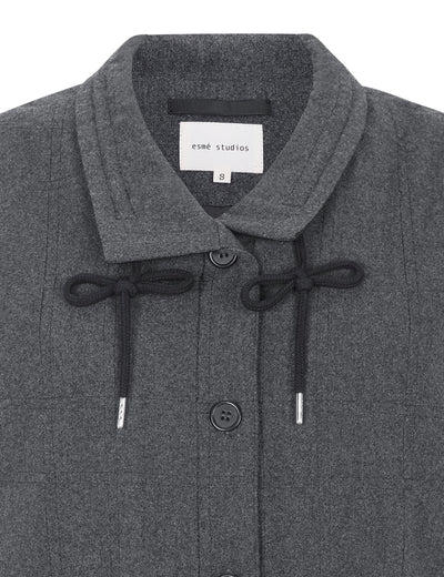 esmé studios ESBalmi Wool Vest GRS Vest 012 Gray Melange