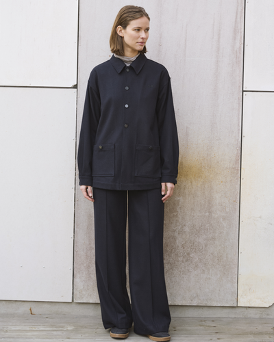 esmé studios ESBecca Wool Pants GRS Pants 003 Dark Sapphire