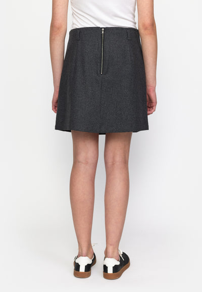 esmé studios ESBez Wool Skirt GRS Skirt 012 Gray Melange