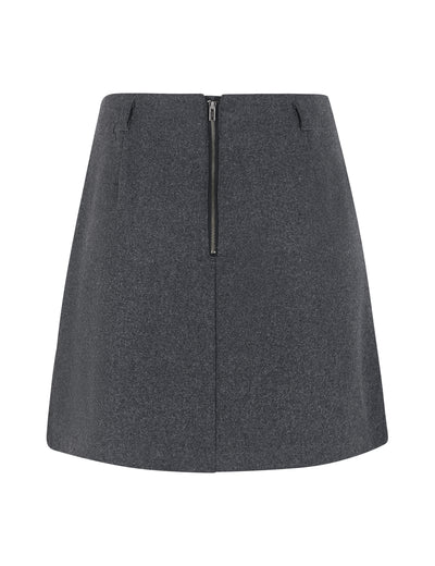 esmé studios ESBez Wool Skirt GRS Skirt 012 Gray Melange