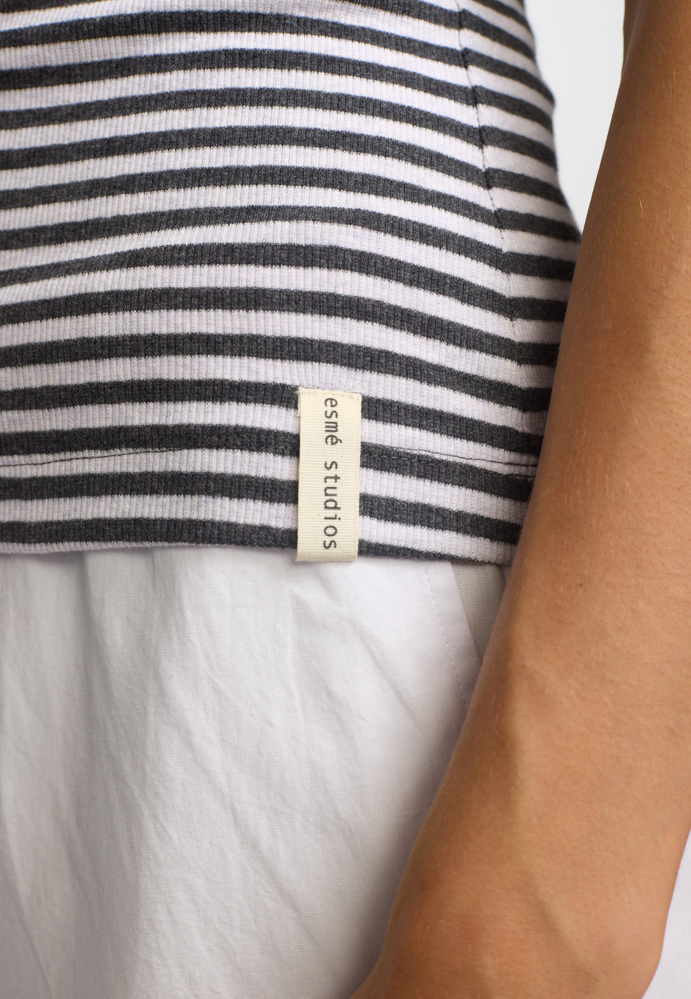 esmé studios ESBloom Stripe 2/4 T-shirt GOTS T-shirt and Tops 268 Nine Iron