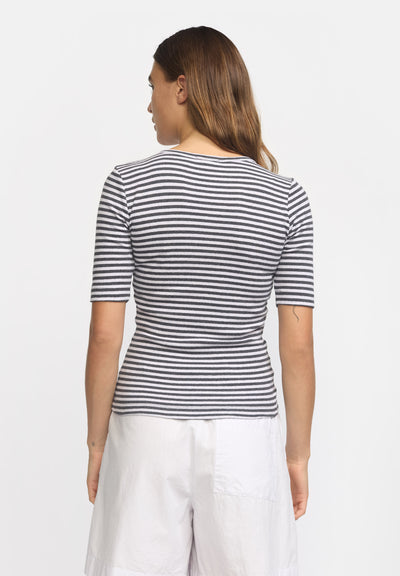 esmé studios ESBloom Stripe 2/4 T-shirt GOTS T-shirt and Tops 268 Nine Iron