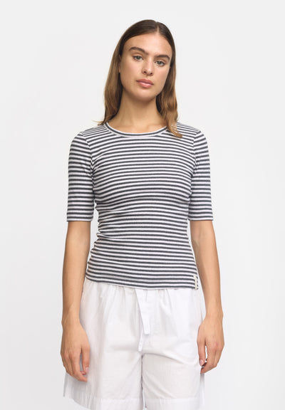 esmé studios ESBloom Stripe 2/4 T-shirt GOTS T-shirt and Tops 268 Nine Iron