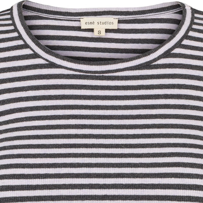 esmé studios ESBloom Stripe LS Top GOTS T-shirt and Tops 268 Nine Iron