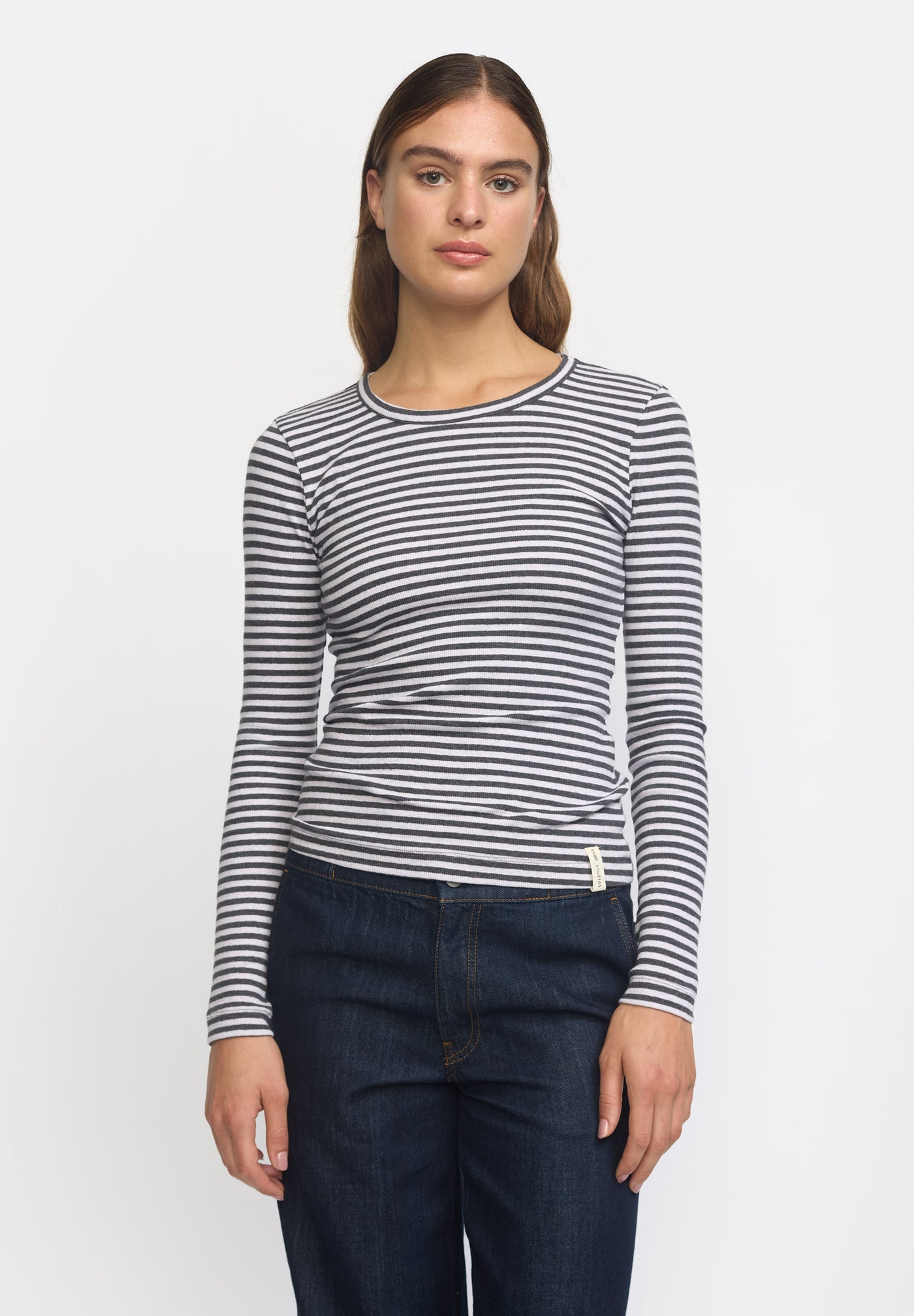 esmé studios ESBloom Stripe LS Top GOTS T-shirt and Tops 268 Nine Iron