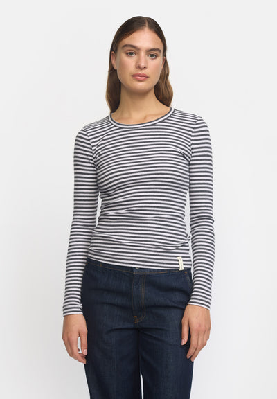 esmé studios ESBloom Stripe LS Top GOTS T-shirt and Tops 268 Nine Iron
