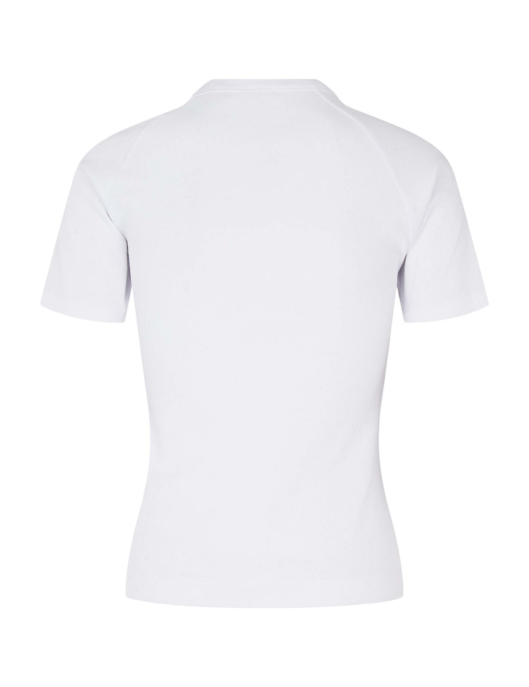 ESBlossom SS O-neck Rib T-shirt - White – esmestudios.com