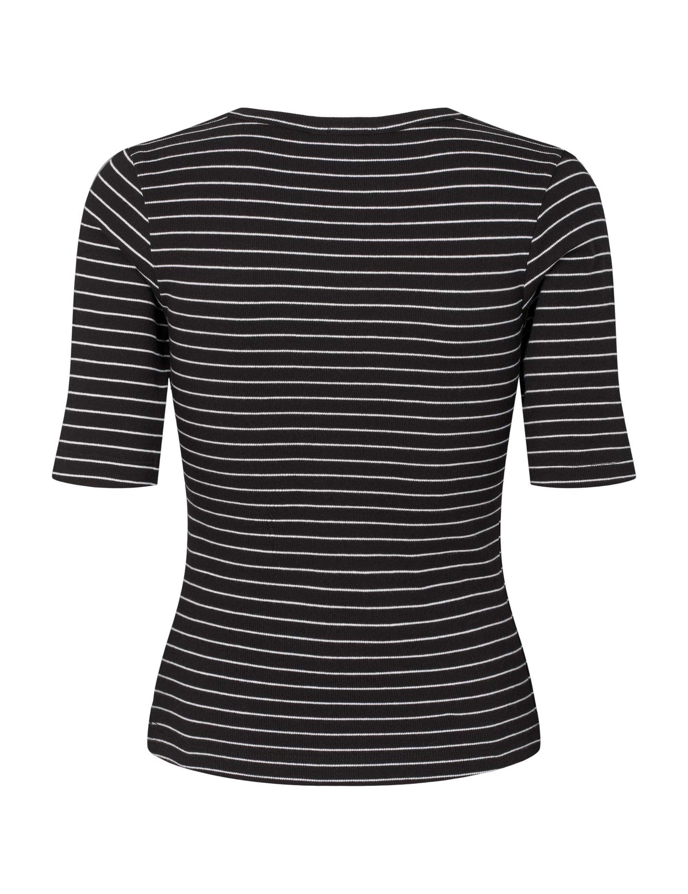 esmé studios ESBlossom Stripe 2/4 T-shirt GOTS T-shirt and Tops 001 Black