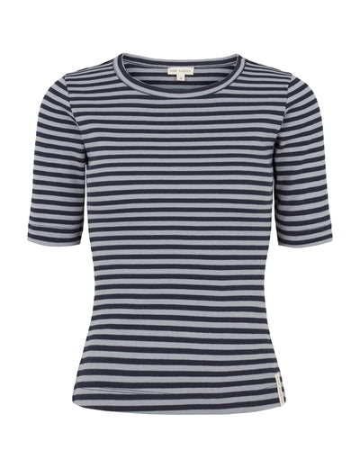 esmé studios ESBlossom Stripe 2/4 T-shirt GOTS T-shirt and Tops 093 Tradewinds