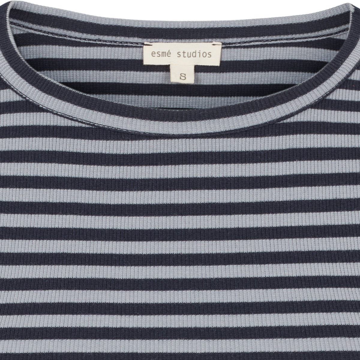 esmé studios ESBlossom Stripe 2/4 T-shirt GOTS T-shirt and Tops 093 Tradewinds