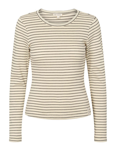 esmé studios ESBlossom Stripe LS Top GOTS T-shirt and Tops 257 Flan