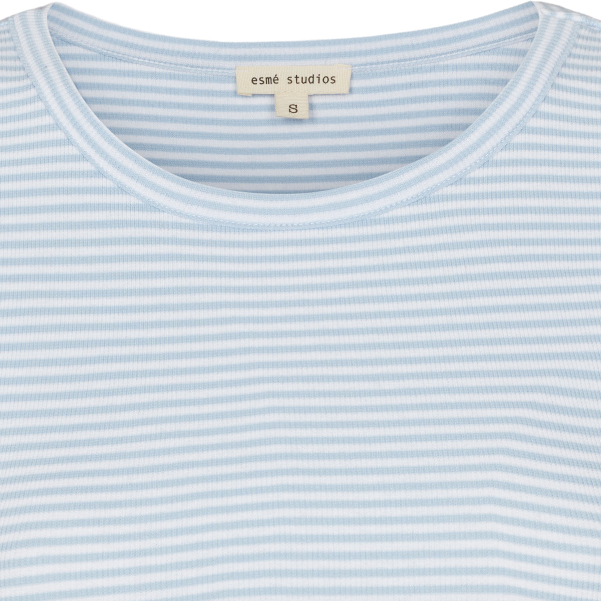 esmé studios ESBlossom Stripe LS Top GOTS T-shirt and Tops 263 Kentucky Blue