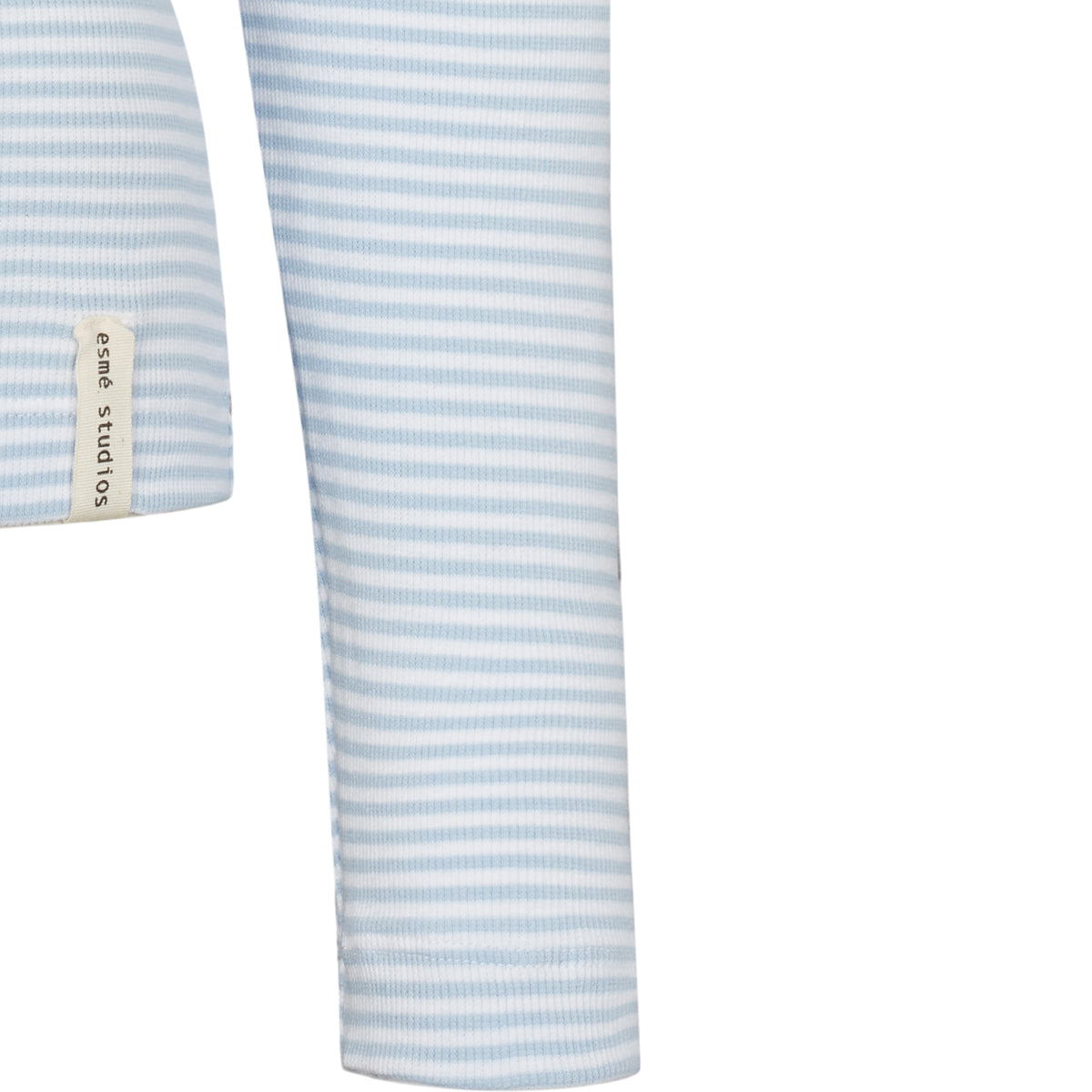 esmé studios ESBlossom Stripe LS Top GOTS T-shirt and Tops 263 Kentucky Blue