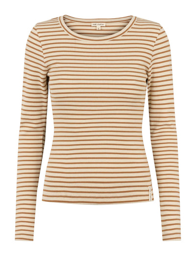 esmé studios ESBlossom Stripe LS Top GOTS T-shirt and Tops 283 Fog