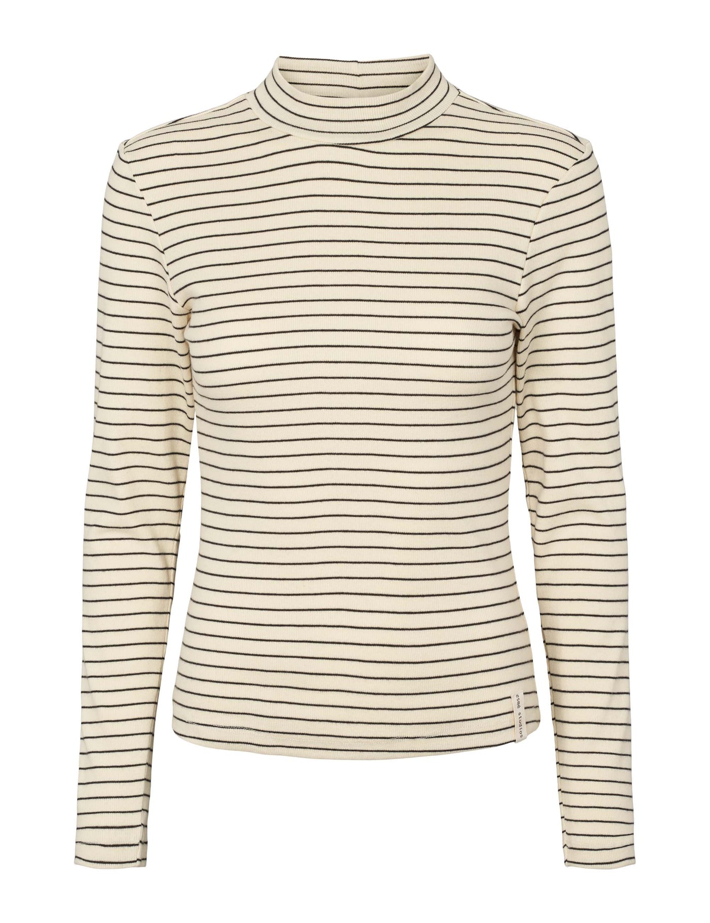 esmé studios ESBlossom Stripe LS Turtleneck GOTS T-shirt and Tops 257 Flan