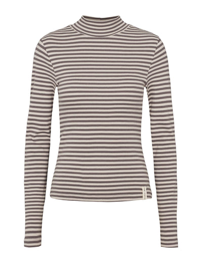 esmé studios ESBlossom Stripe LS Turtleneck GOTS T-shirt and Tops 260 Nacreous Clouds