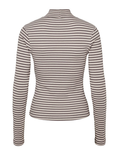 esmé studios ESBlossom Stripe LS Turtleneck GOTS T-shirt and Tops 260 Nacreous Clouds