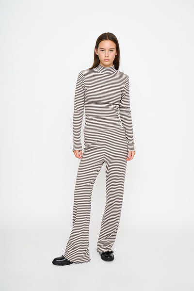 esmé studios ESBlossom Stripe LS Turtleneck GOTS T-shirt and Tops 260 Nacreous Clouds