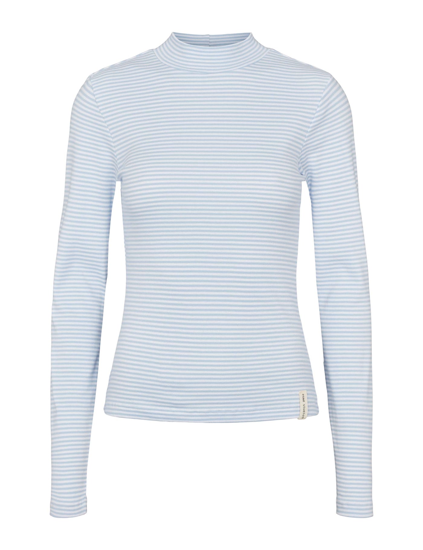 esmé studios ESBlossom Stripe LS Turtleneck GOTS T-shirt and Tops 263 Kentucky Blue