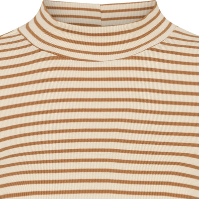 esmé studios ESBlossom Stripe LS Turtleneck GOTS T-shirt and Tops 283 Fog