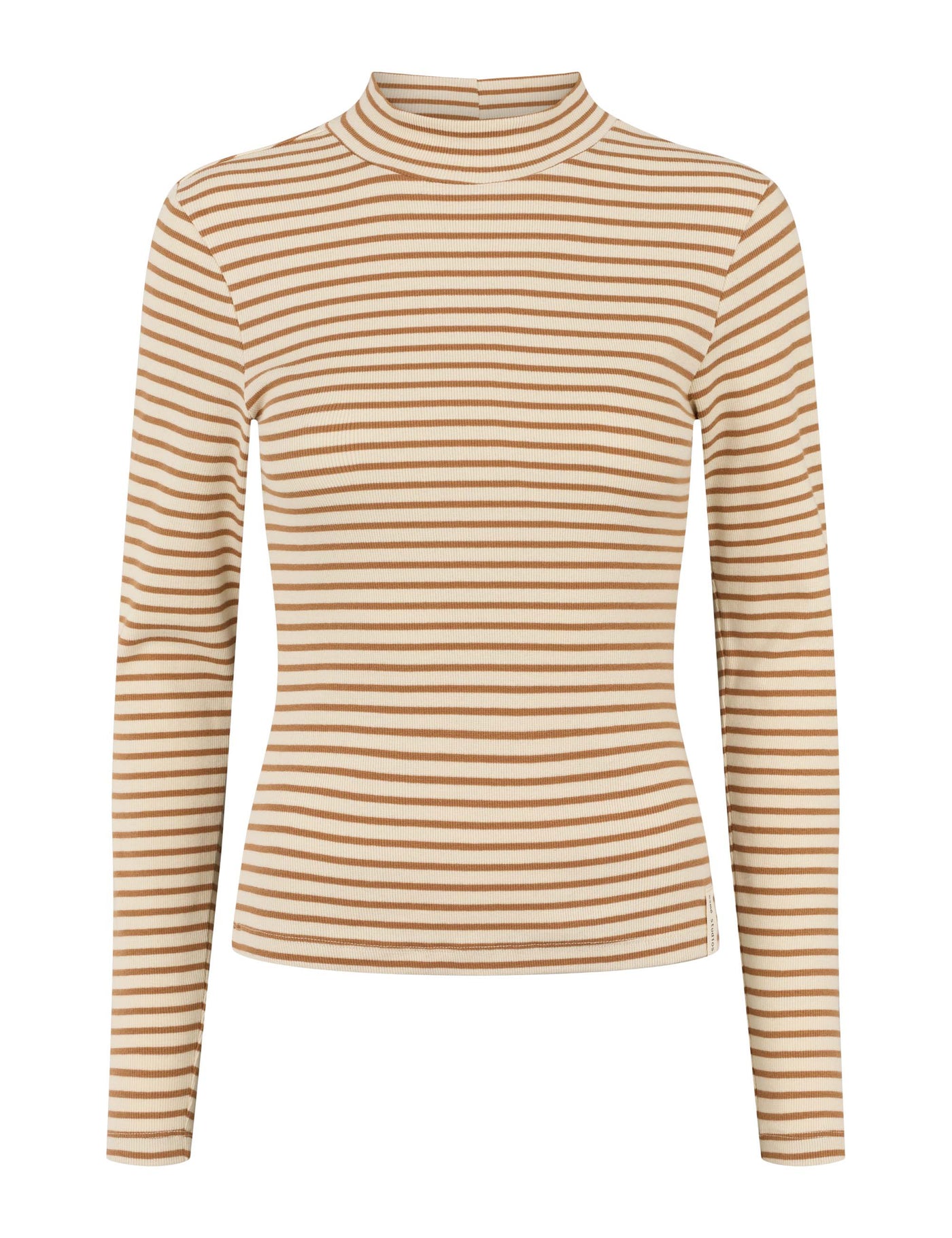 esmé studios ESBlossom Stripe LS Turtleneck GOTS T-shirt and Tops 283 Fog