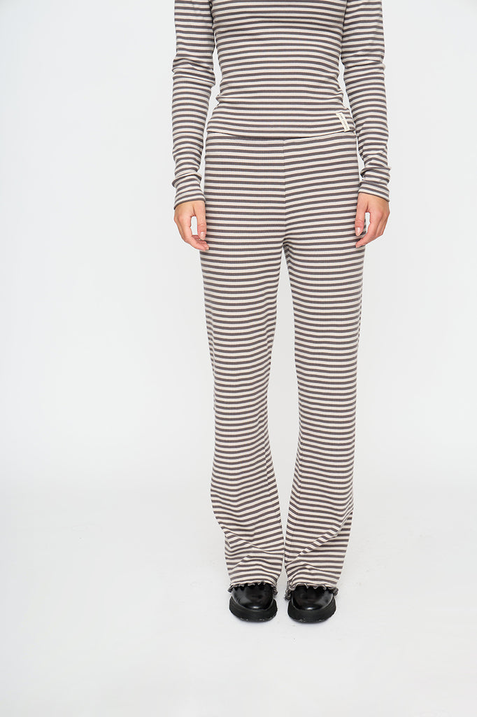 ESBlossom Stripe Pants GOTS - Nacreous Clouds – esmestudios.com