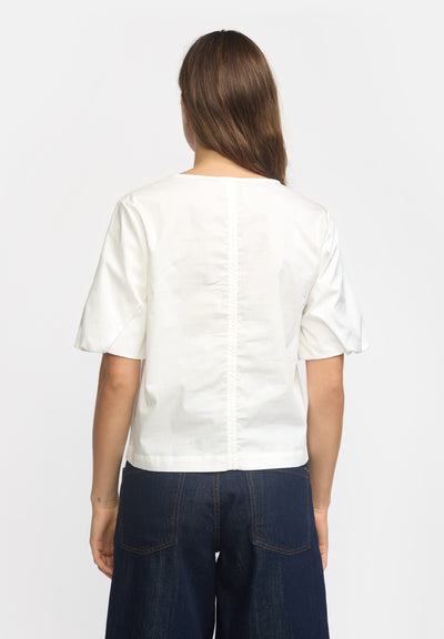 esmé studios ESCoban SS Blouse Shirts & Blouse 002 White