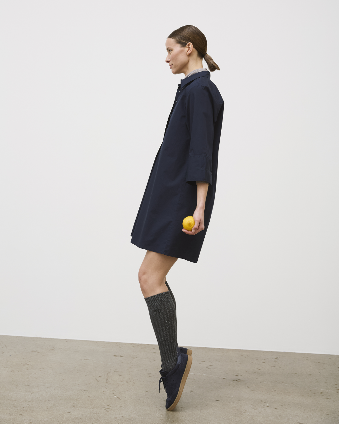 esmé studios ESCobana Short Shirt Dress Dresses and Jumpsuits 003 Dark Sapphire