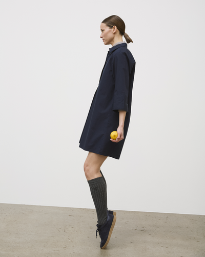 esmé studios ESCobana Short Shirt Dress Dresses and Jumpsuits 003 Dark Sapphire