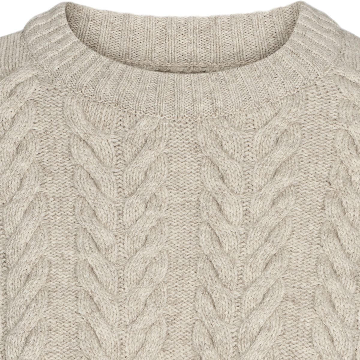 esmé studios ESElida O-neck Knit GOTS Knit 020 Sand Melange