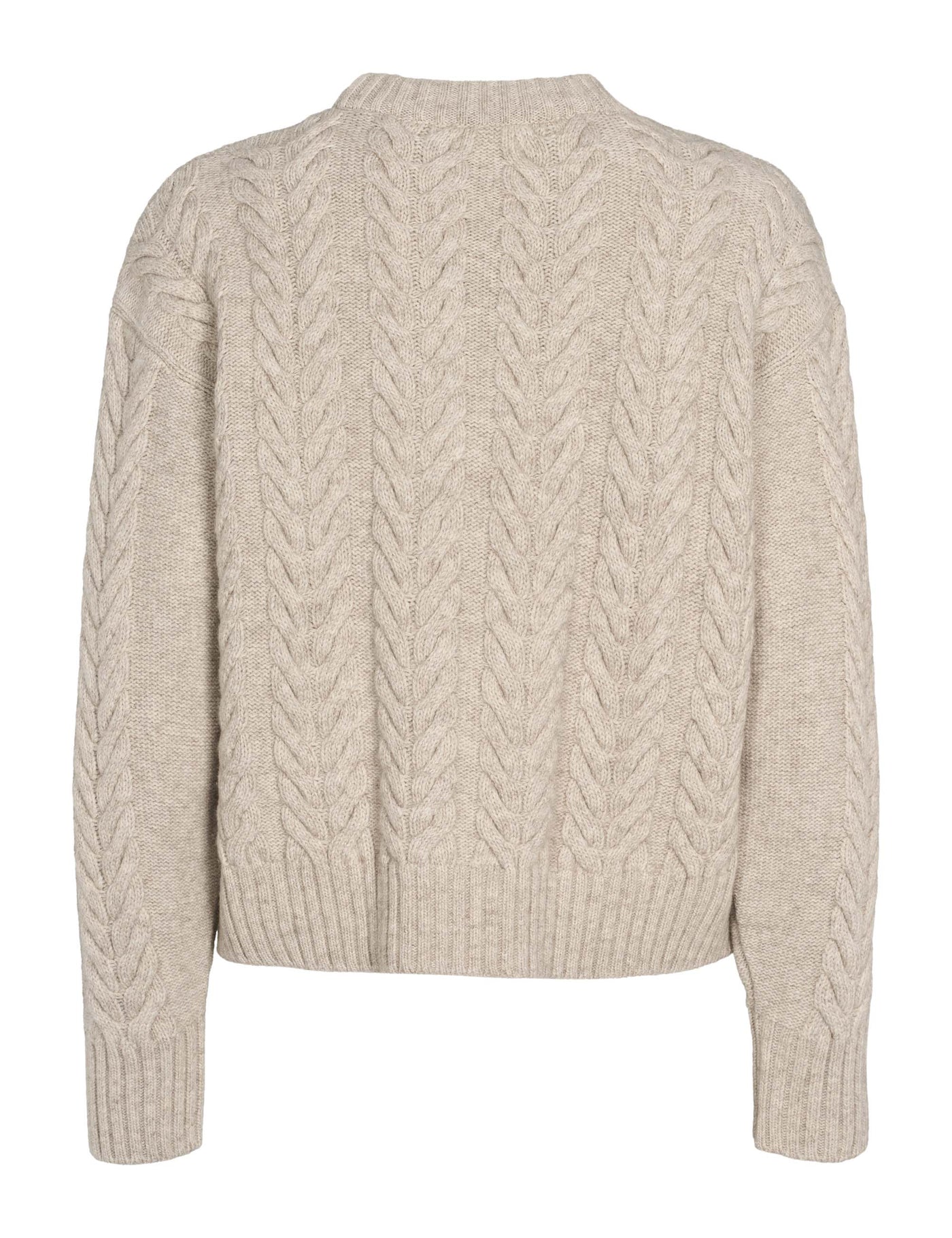 esmé studios ESElida O-neck Knit GOTS Knit 020 Sand Melange