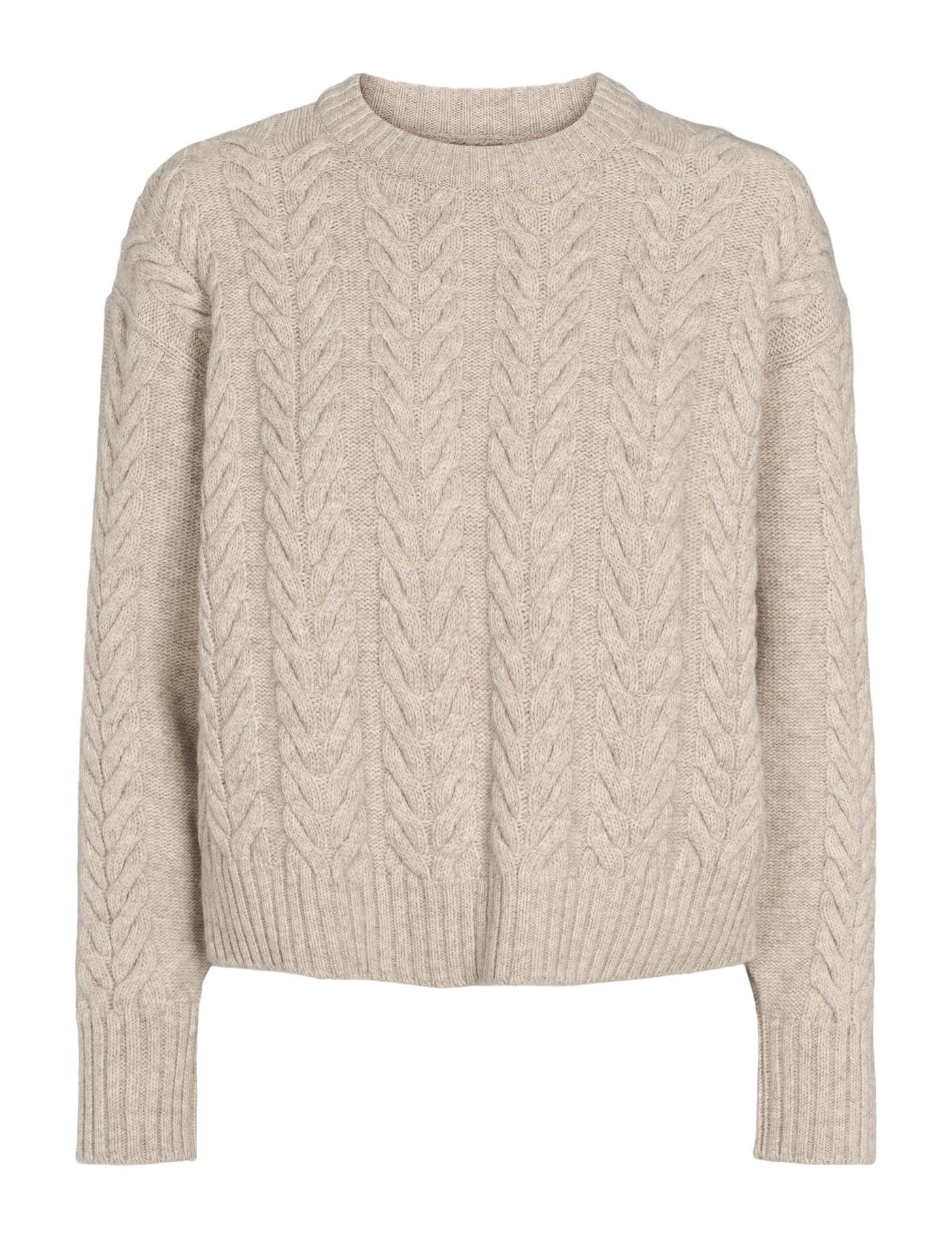 esmé studios ESElida O-neck Knit GOTS Knit 020 Sand Melange