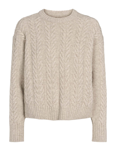 esmé studios ESElida O-neck Knit GOTS Knit 020 Sand Melange