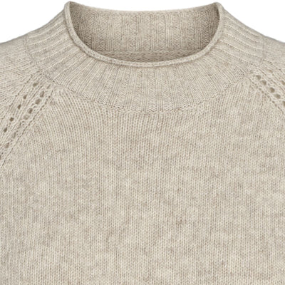 esmé studios ESElida Raglan Knit GOTS Knit 020 Sand Melange