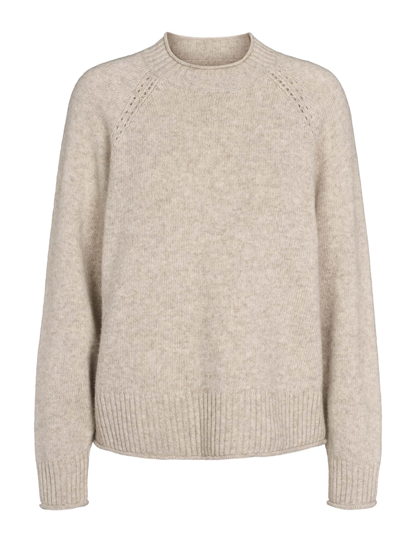esmé studios ESElida Raglan Knit GOTS Knit 020 Sand Melange
