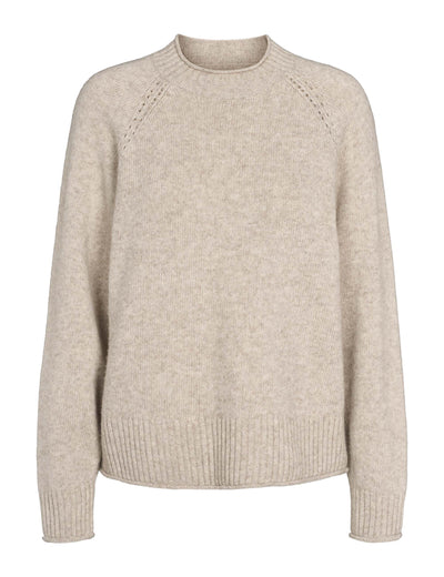 esmé studios ESElida Raglan Knit GOTS Knit 020 Sand Melange