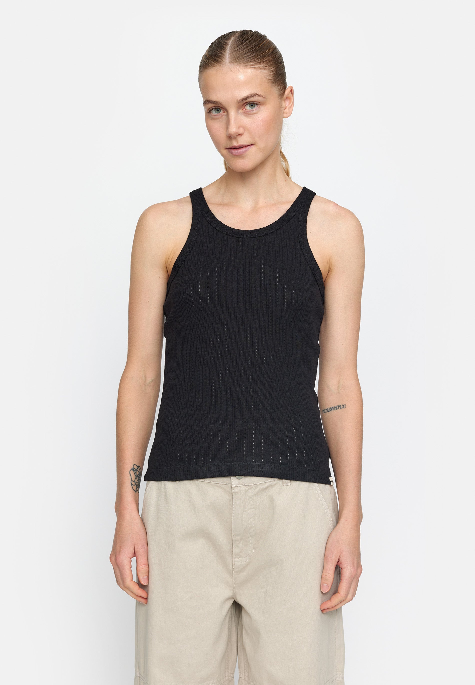 esmé studios ESElla Tank Top GOTS T-shirt and Tops 001 Black