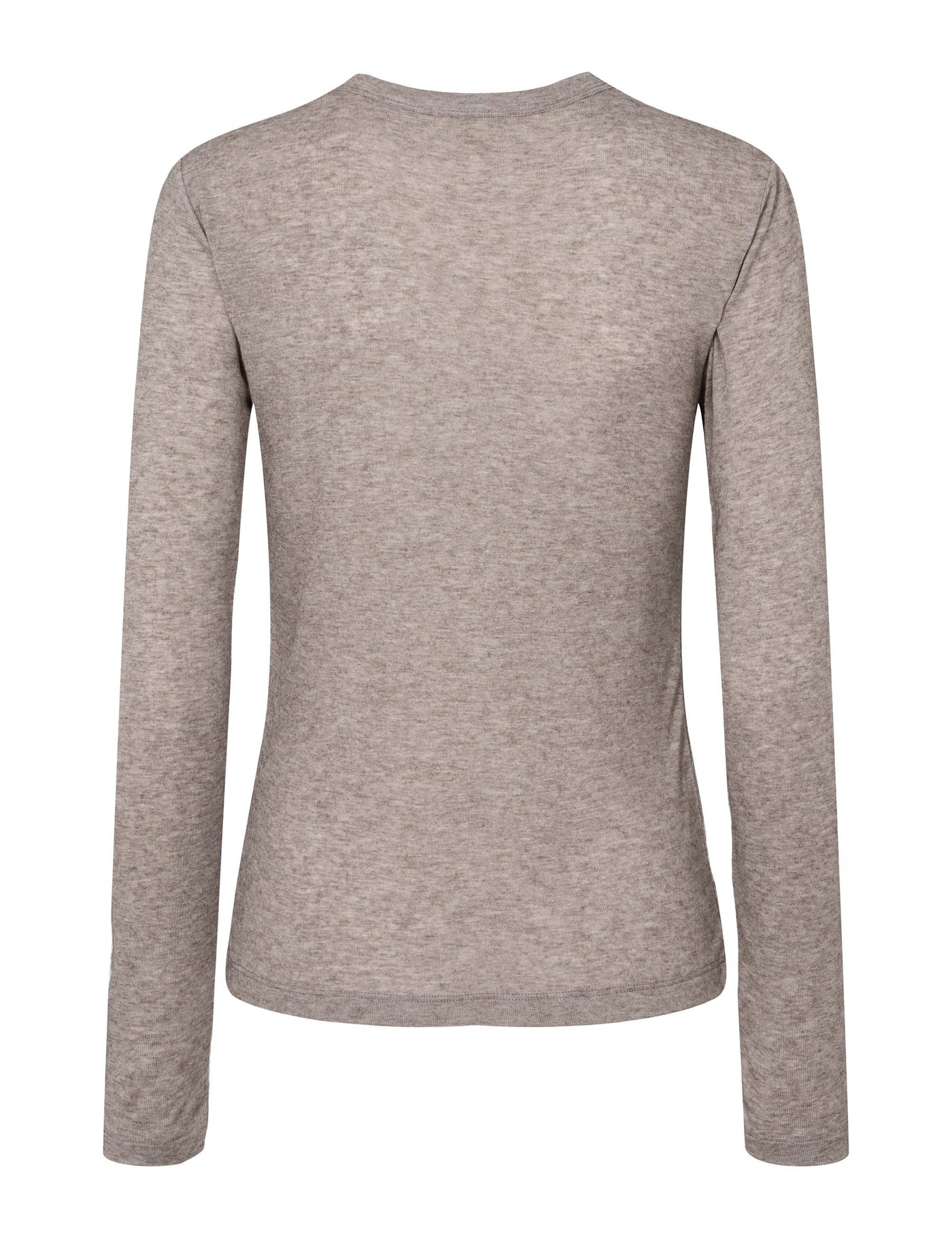esmé studios ESEllia LS Top T-shirt and Tops 134 Brownie Mélange