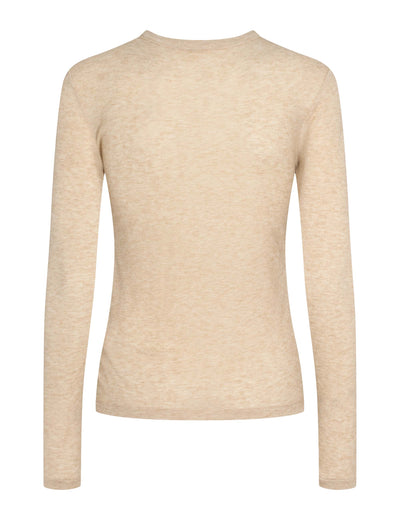 esmé studios ESEllia LS Top T-shirt and Tops 184 Wood Ash Mélange